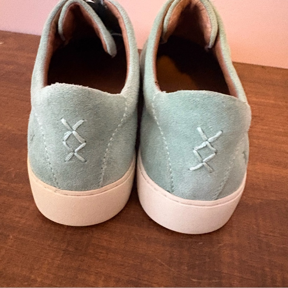 Frye Lena Suede Zip Sneakers with Zipper - Picture 5 of 7